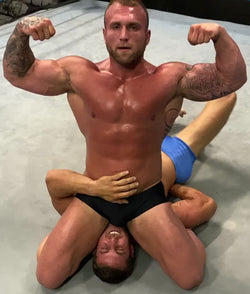  Gunnar cash thunders arena wrestling schoolboy bicep flex