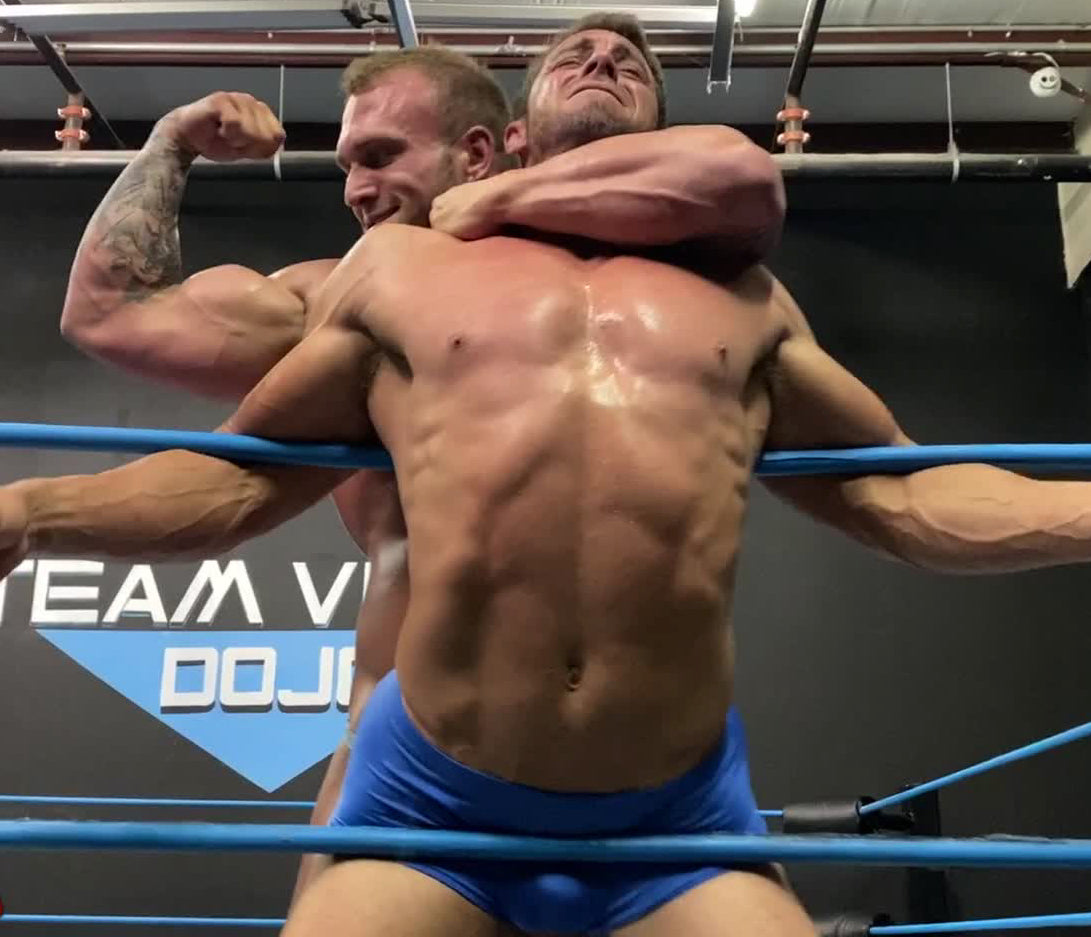 sleeper hold  Gunnar cash thunders arena wrestling