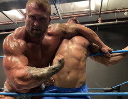  Gunnar cash thunders arena wrestling bicep flex