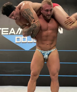 fireman carry Gunnar justice thunders arena wrestling