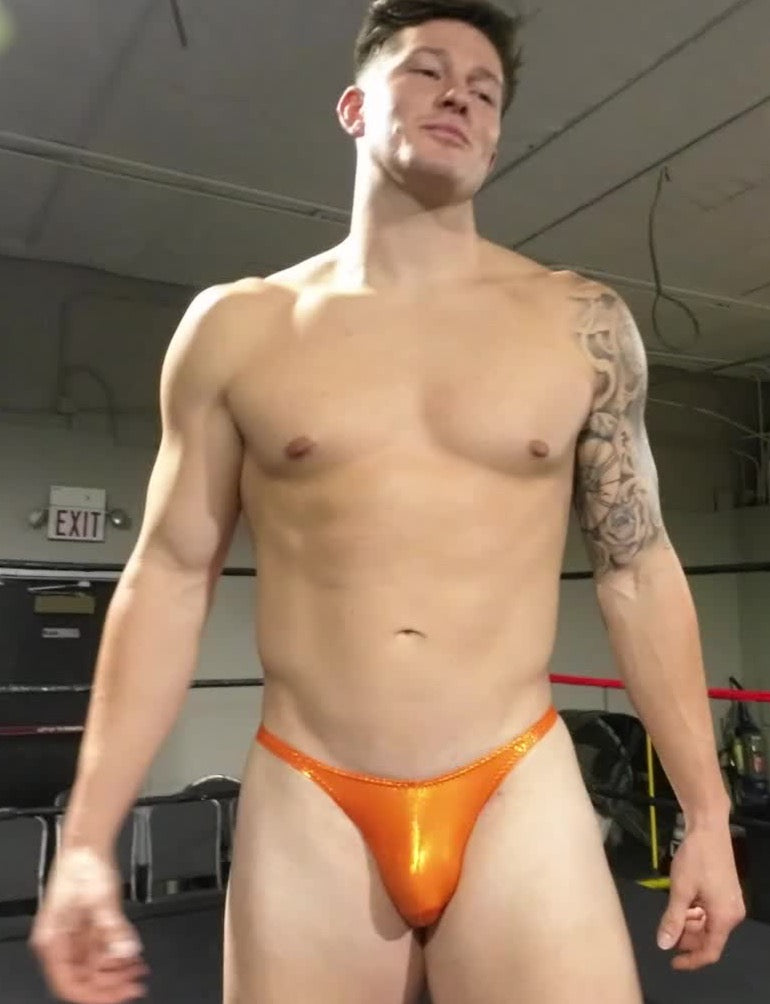 Tall, blonde wrestler Bentley