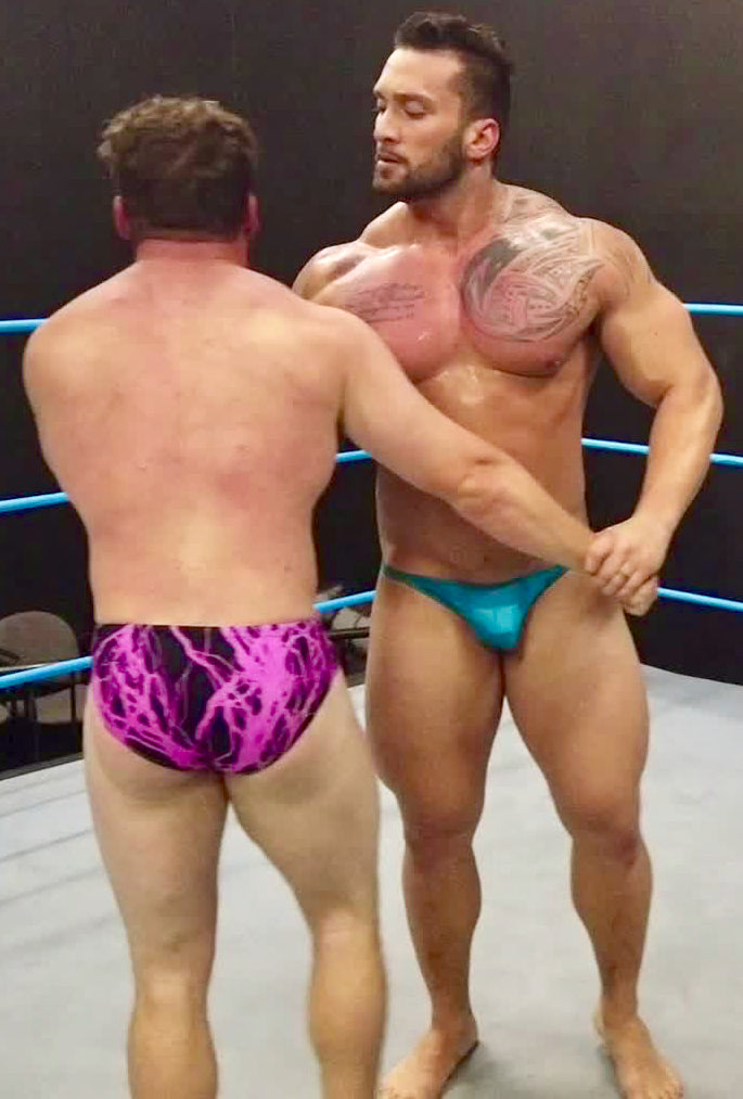 Joey King and Stallion at Thunders Arena Wrestling. 