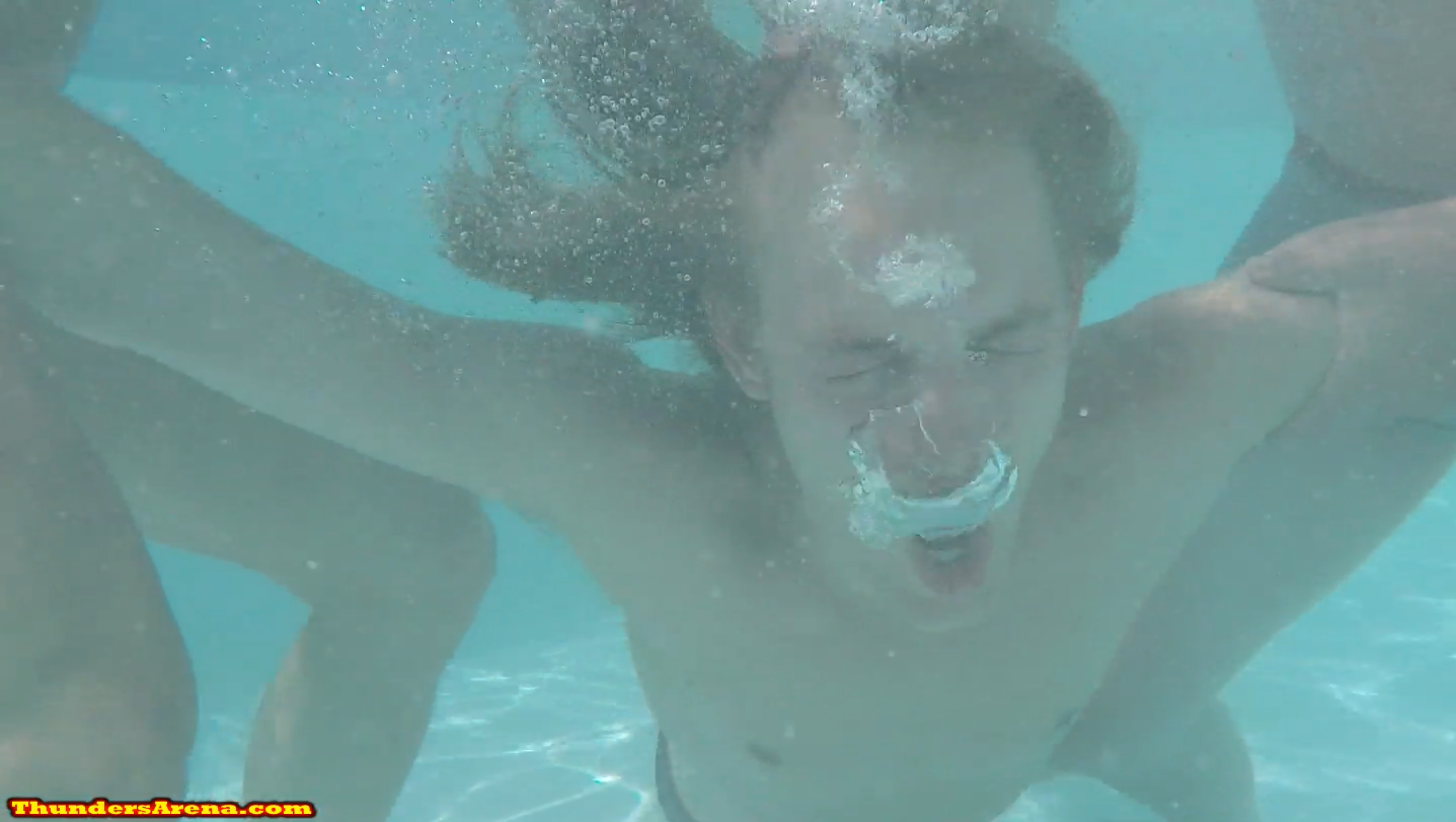 TAK under water arms pool pecs chest