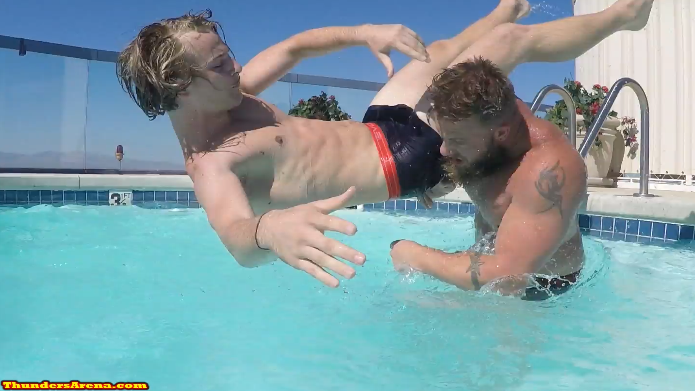 Bear TAK throw toss pool action shot pecs arms