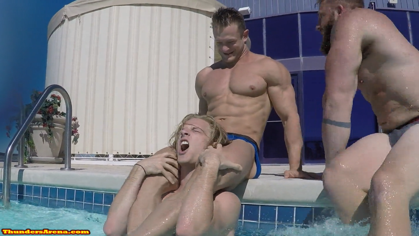 Steel TAK Bear head scissors pecs chest