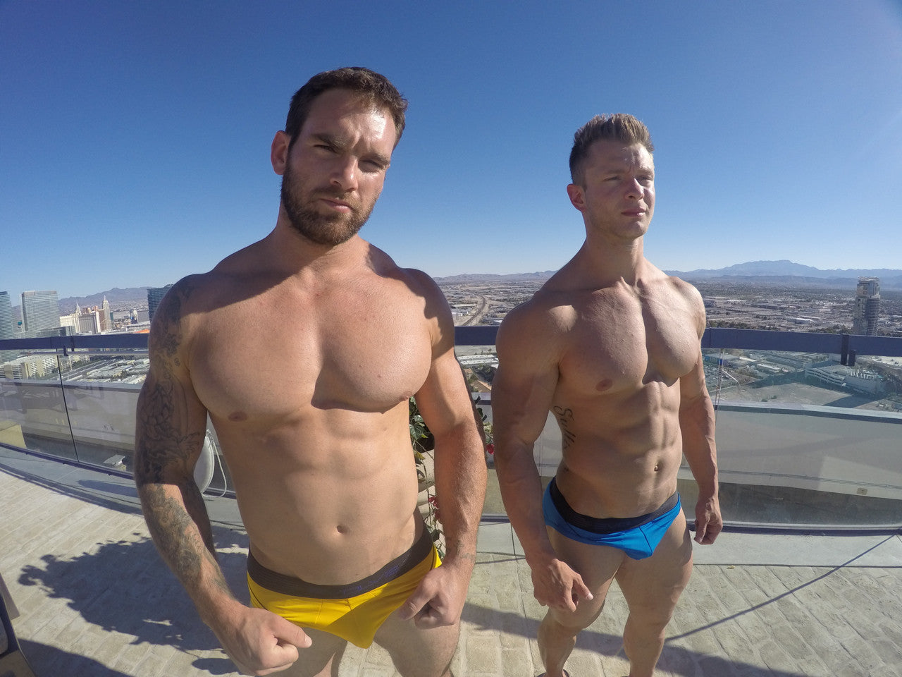 Chase and Steel (aka Joey Sullivan) in Las Vegas. 