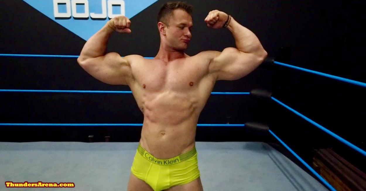 steel double bicep flex