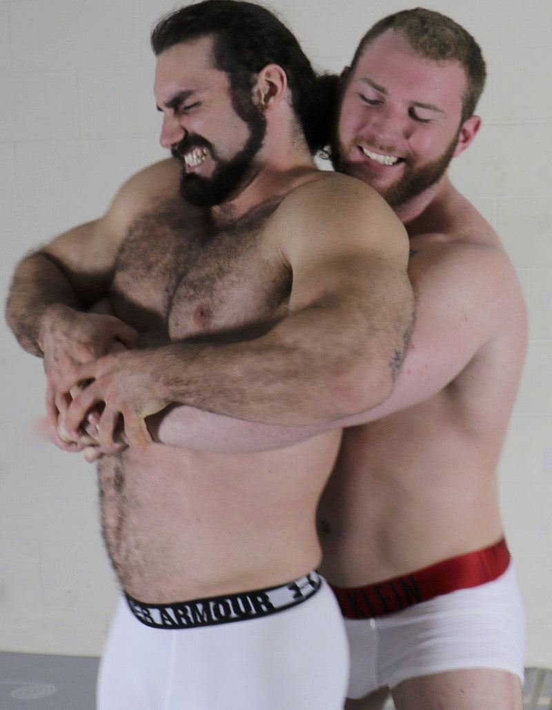 Talon Rex bearhug arms chest