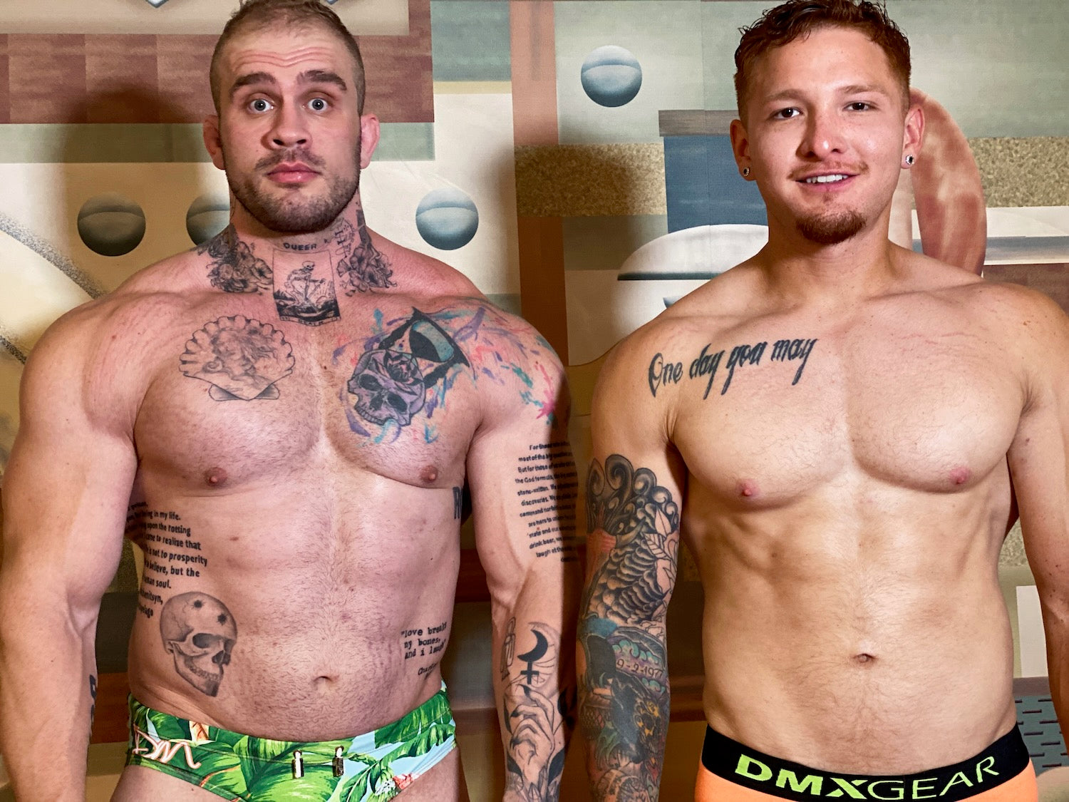 Davin and Cesario side by side