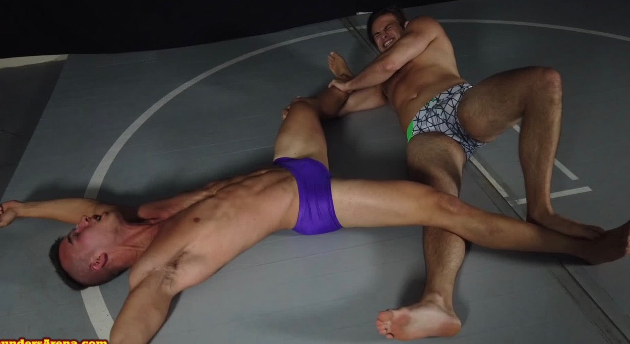 Van Acker and Kasee at Thunders Arena Wrestling.