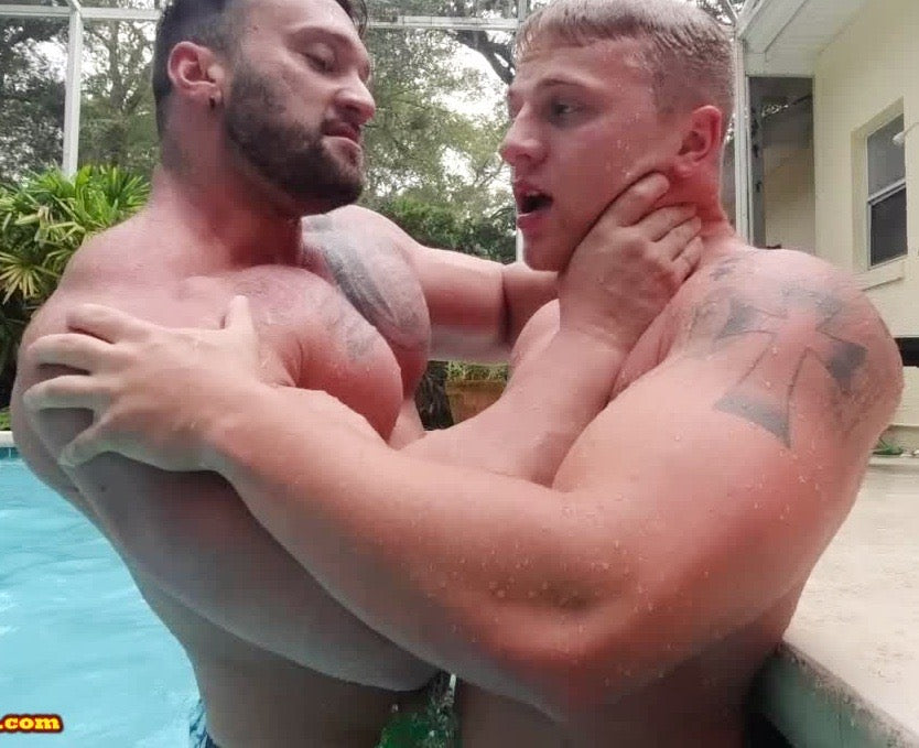 Choke Hold in pool