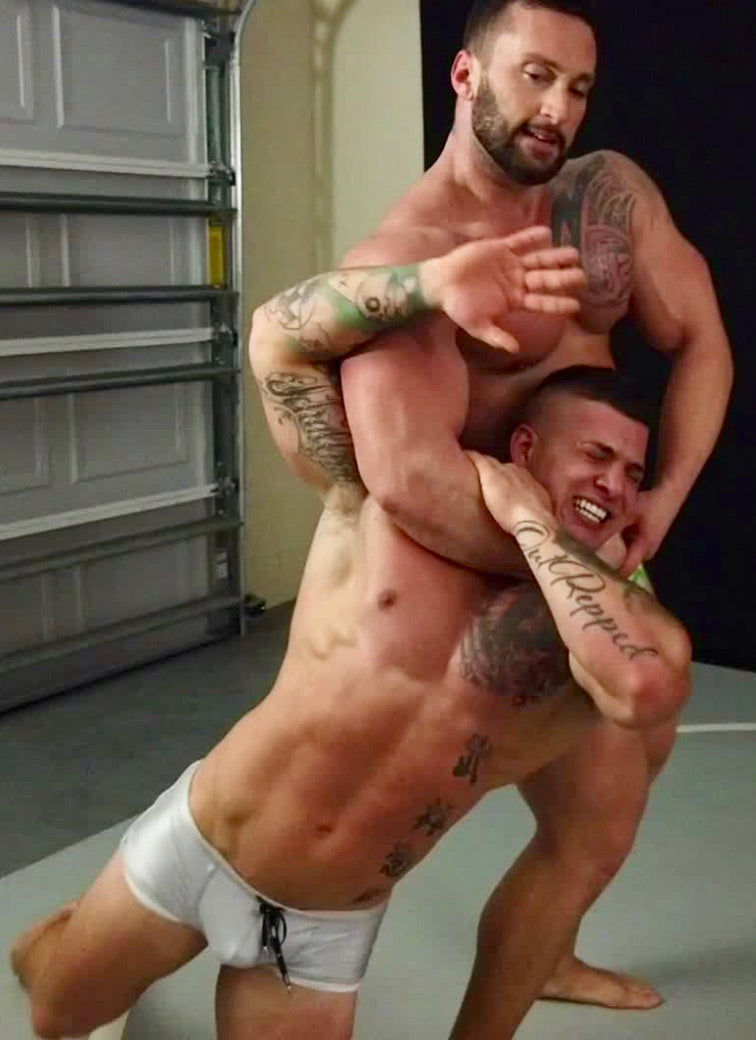 sleeper hold choke stallion wrestling