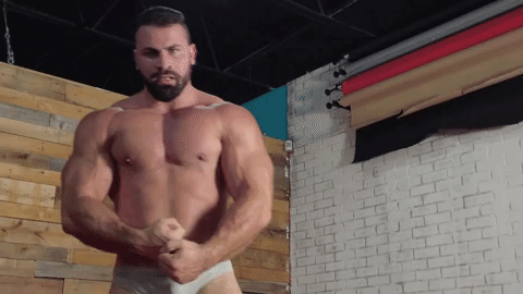 Rome double bicep flexing