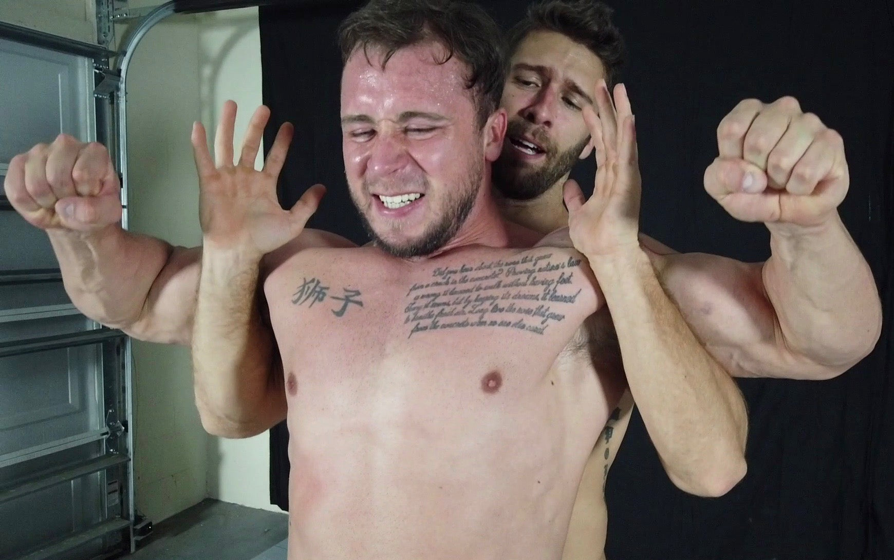 standing full nelson wrestle